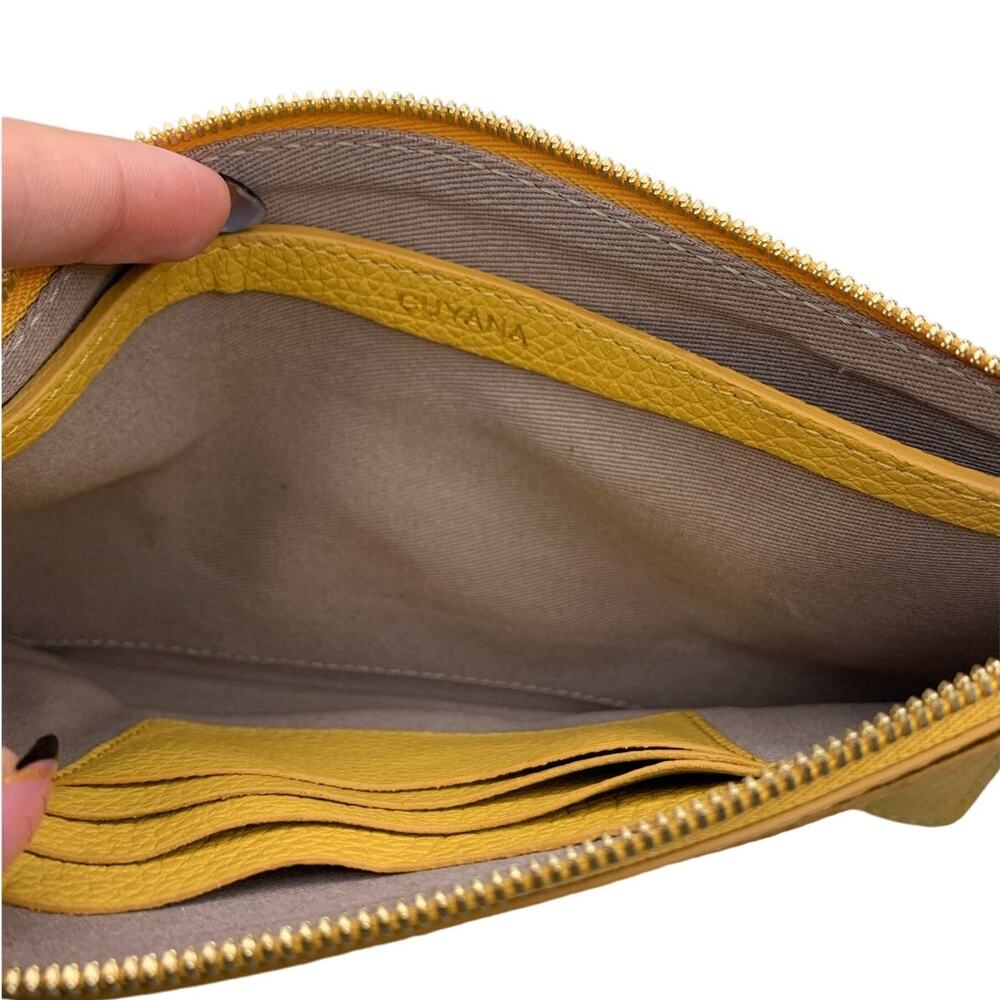 NWT CUYANA Turkey Mustard Wristlet - Picture 4 of 10